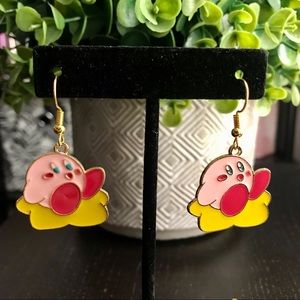 Any 2 For 15✨KIRBY Gold Enamel Drop Earrings💗✨